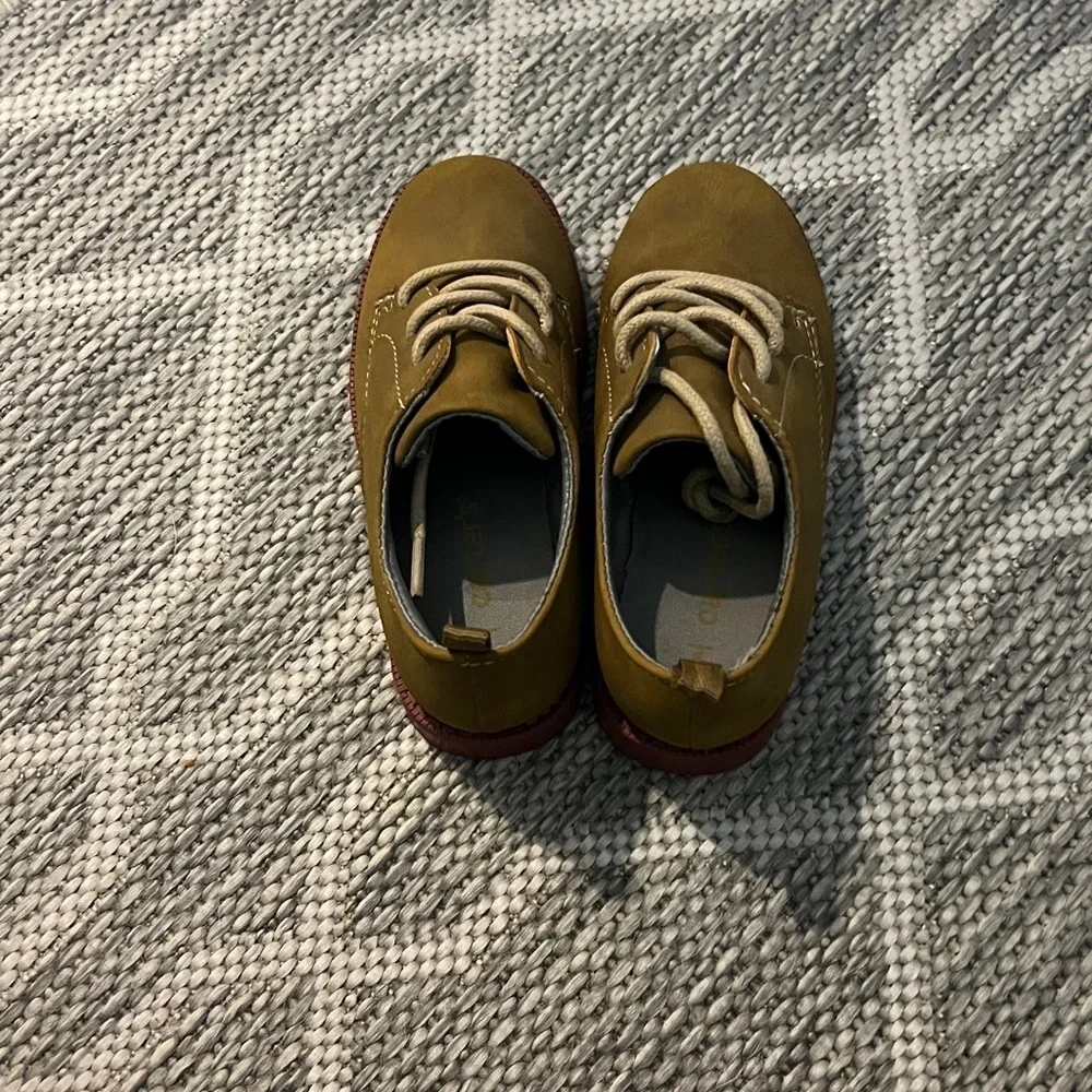 Carter's Olive Green Kids Dress Shoes